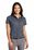 Port Authority Ladies Short Sleeve Easy Care  Shirt | Steel Grey/ Light Stone