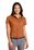 Port Authority Ladies Short Sleeve Easy Care  Shirt | Texas Orange/ Light Stone