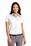 Port Authority Ladies Short Sleeve Easy Care  Shirt | White/ Light Stone