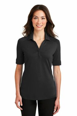 Port Authority Ladies Silk Touch Interlock Performance Polo