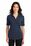 Port Authority Ladies Silk Touch Interlock Performance Polo | Navy