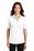 Port Authority Ladies Silk Touch Interlock Performance Polo | White