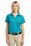 Port Authority Ladies Tech Pique Polo | Deep Teal Blue
