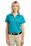 Port Authority Ladies Tech Pique Polo | Deep Teal Blue