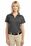 Port Authority Ladies Tech Pique Polo | Grey Smoke