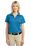 Port Authority Ladies Tech Pique Polo | Vivid Blue