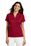 Port Authority Ladies Performance Fine Jacquard Polo | Rich Red