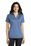 Port Authority Ladies Silk Touch Performance Polo | Carolina Blue