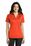 Port Authority Ladies Silk Touch Performance Polo | Neon Orange