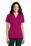 Port Authority Ladies Silk Touch Performance Polo | Pink Raspberry