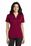 Port Authority Ladies Silk Touch Performance Polo | Red