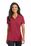 Port Authority Ladies Cotton Touch Performance Polo | Chili Red