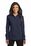 Port Authority Ladies Dimension Knit Dress Shirt | Dark Navy