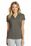 Port Authority Ladies Rapid Dry Mesh Polo | Grey Smoke