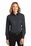 Port Authority Ladies Long Sleeve Easy Care Shirt | Classic Navy/ Light Stone