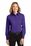 Port Authority Ladies Long Sleeve Easy Care Shirt | Purple/ Light Stone
