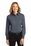 Port Authority Ladies Long Sleeve Easy Care Shirt | Steel Grey/ Light Stone