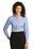 Port Authority Ladies Crosshatch Easy Care Shirt | Chambray Blue