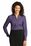 Port Authority Ladies Crosshatch Easy Care Shirt | Grape Harvest