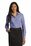 Port Authority Ladies Long Sleeve Gingham Easy Care Shirt | Blue/ Purple