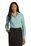Port Authority Ladies Long Sleeve Gingham Easy Care Shirt | Green/ Aqua