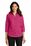 Port Authority Ladies 3/4-Sleeve SuperPro Twill Shirt | Pink Azalea
