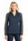 Port Authority Ladies Active Colorblock Soft Shell Jacket | Dress Blue Navy/ Grey Steel