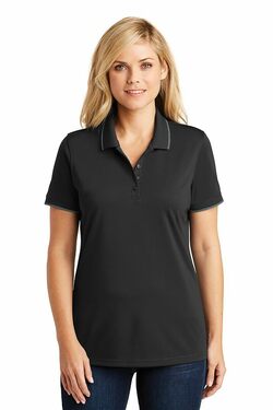 Port Authority Ladies Dry Zone UV Micro-Mesh Tipped Polo