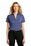 Port Authority  Ladies Heathered Silk Touch  Performance Polo | Royal Heather