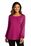 Port Authority  Ladies Luxe Knit Jewel Neck Top | Wild Berry