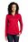Port Authority  Ladies Silk Touch  Performance 1/4-Zip | Red/ Black