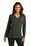 Port Authority Ladies Microterry Pullover Hoodie | Charcoal