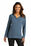 Port Authority Ladies Microterry Pullover Hoodie | Dusk Blue