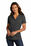 Port Authority Ladies C-FREE Cotton Blend Pique Polo | Charcoal Heather