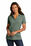 Port Authority Ladies C-FREE Cotton Blend Pique Polo | Dark Green Heather
