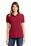 Port & Company Ladies Ring Spun Pique Polo | Red