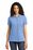 Port & Company Ladies 50/50 Pique Polo | Light Blue