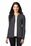Port Authority Ladies Concept Stretch Button-Front Cardigan | Grey Smoke