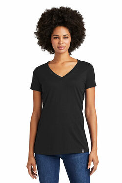 New Era  Ladies Heritage Blend V-Neck Tee