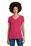 New Era  Ladies Heritage Blend V-Neck Tee | Deep Pink