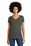 New Era  Ladies Heritage Blend V-Neck Tee | Graphite