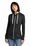 New Era  Ladies Sueded Cotton Full-Zip Hoodie | Black Heather