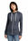 New Era  Ladies Sueded Cotton Full-Zip Hoodie | True Navy Heather