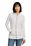 New Era  Ladies Sueded Cotton Full-Zip Hoodie | White