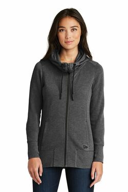 New Era  Ladies Tri-Blend Fleece Full-Zip Hoodie