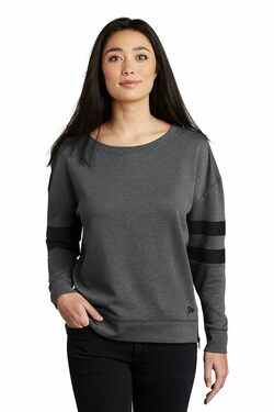 New Era  Ladies Tri-Blend Fleece Varsity Crew