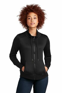 New Era  Ladies Performance Terry Full-Zip Cowl