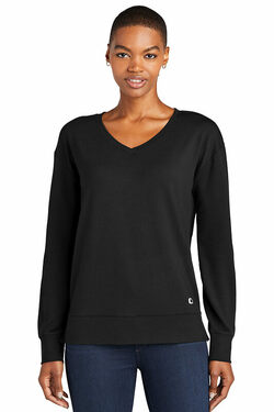 OGIO Ladies Luuma Flex Long Sleeve V-Neck