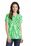 Port & Company Ladies Essential Tie-Dye V-Neck Tee | Kelly