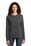 Port & Company Ladies Long Sleeve 5.4-oz 100% Cotton T-Shirt | Charcoal